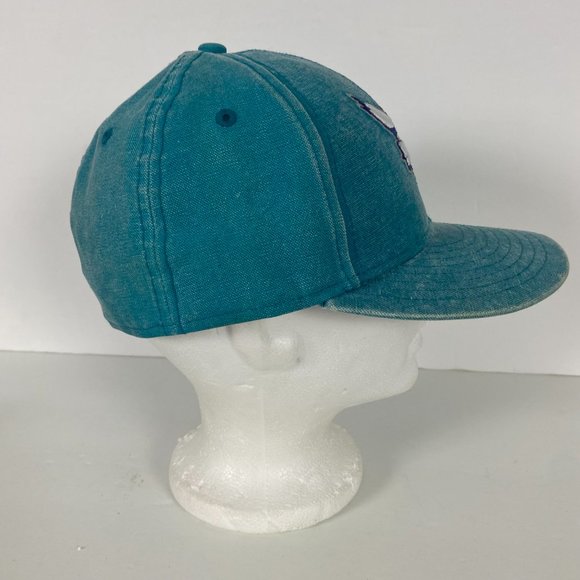 Charlotte Hornets New Era 59Fifty Low Profile Faded Hat NBA Mens Size 7 1/8 - Picture 5 of 8